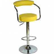 Monica Bar Sandalyesi - Sarı Deri 