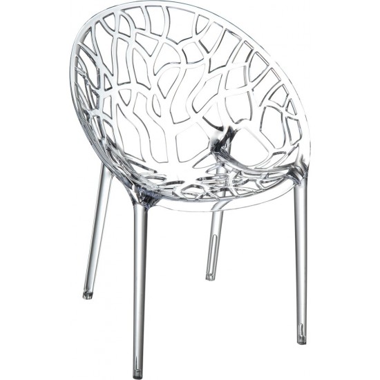 Siesta Crystal Sandalye Şeffaf Transparan
