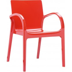 Siesta Dejavu Sandalye Parlak Kırmızı