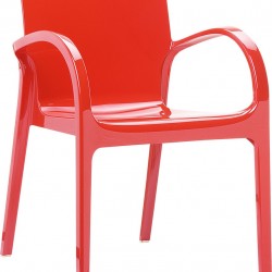 Siesta Dejavu Sandalye Parlak Kırmızı
