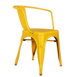 Kollu Tolix Sandalye Sarı