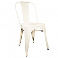 Tolix Sandalye Beyaz