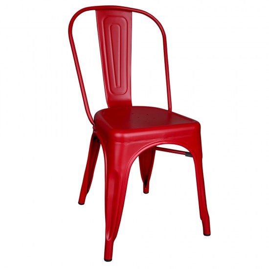Tolix Sandalye Kırmızı