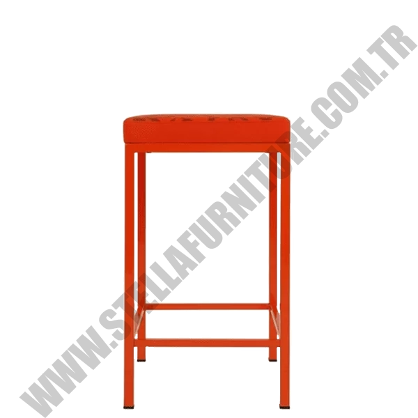 CUBO BAR TABURE –  TURUNCU DESENLİ