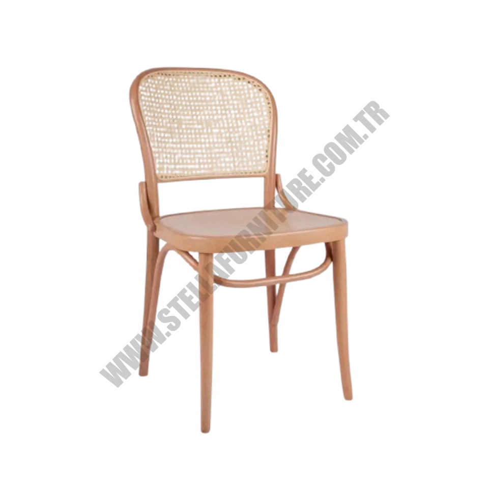 Ahşap Hasır Sırtlı Thonet Sandalye İmalatı