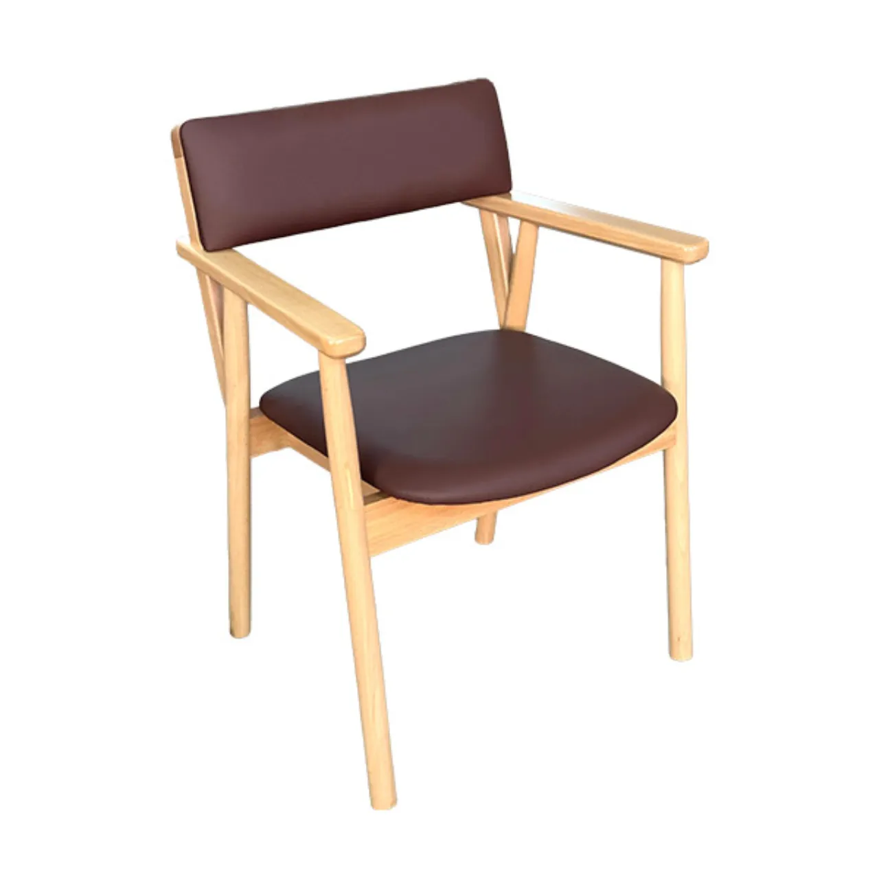 Ahşap Kollu Cafe Sandalyesi – Modern Tasarım