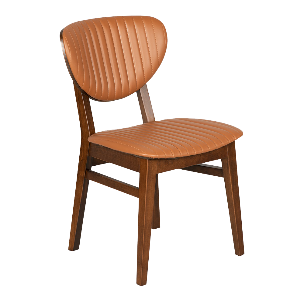 LİON DİKİŞLİ AHŞAP CAFE SANDALYE 04
