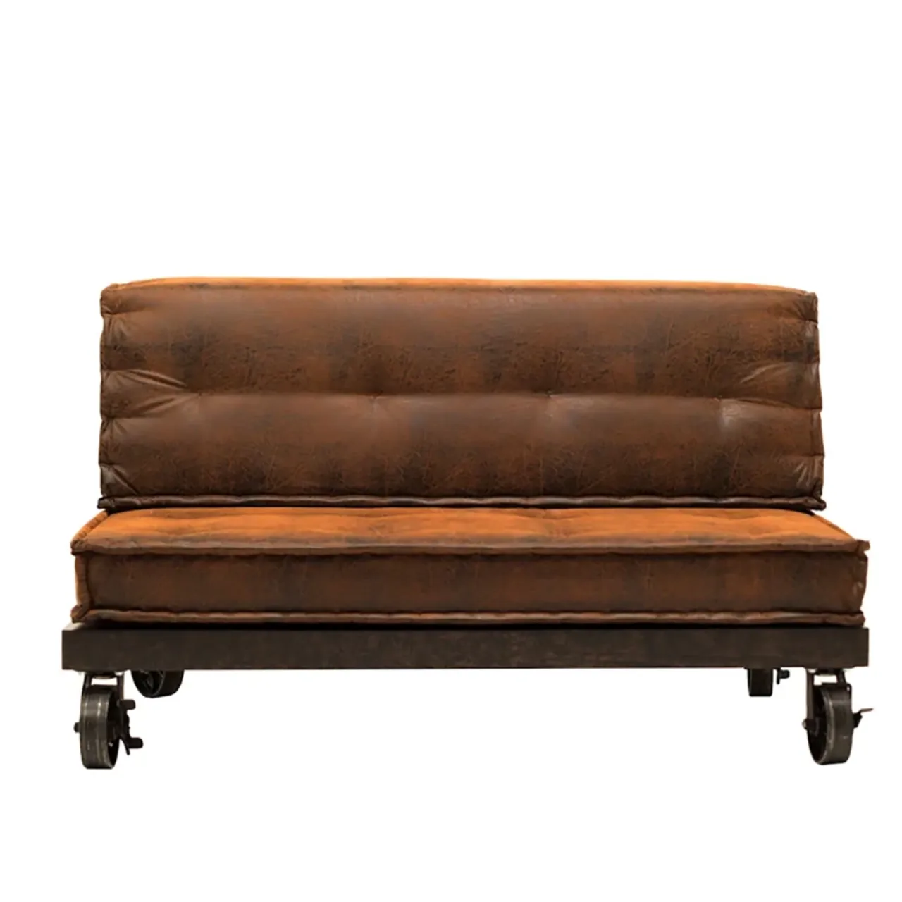 Endüstriyel Retro Tekerlekli Sedir Koltuk | Özel Ölçü İmalatı ve Fiyatları