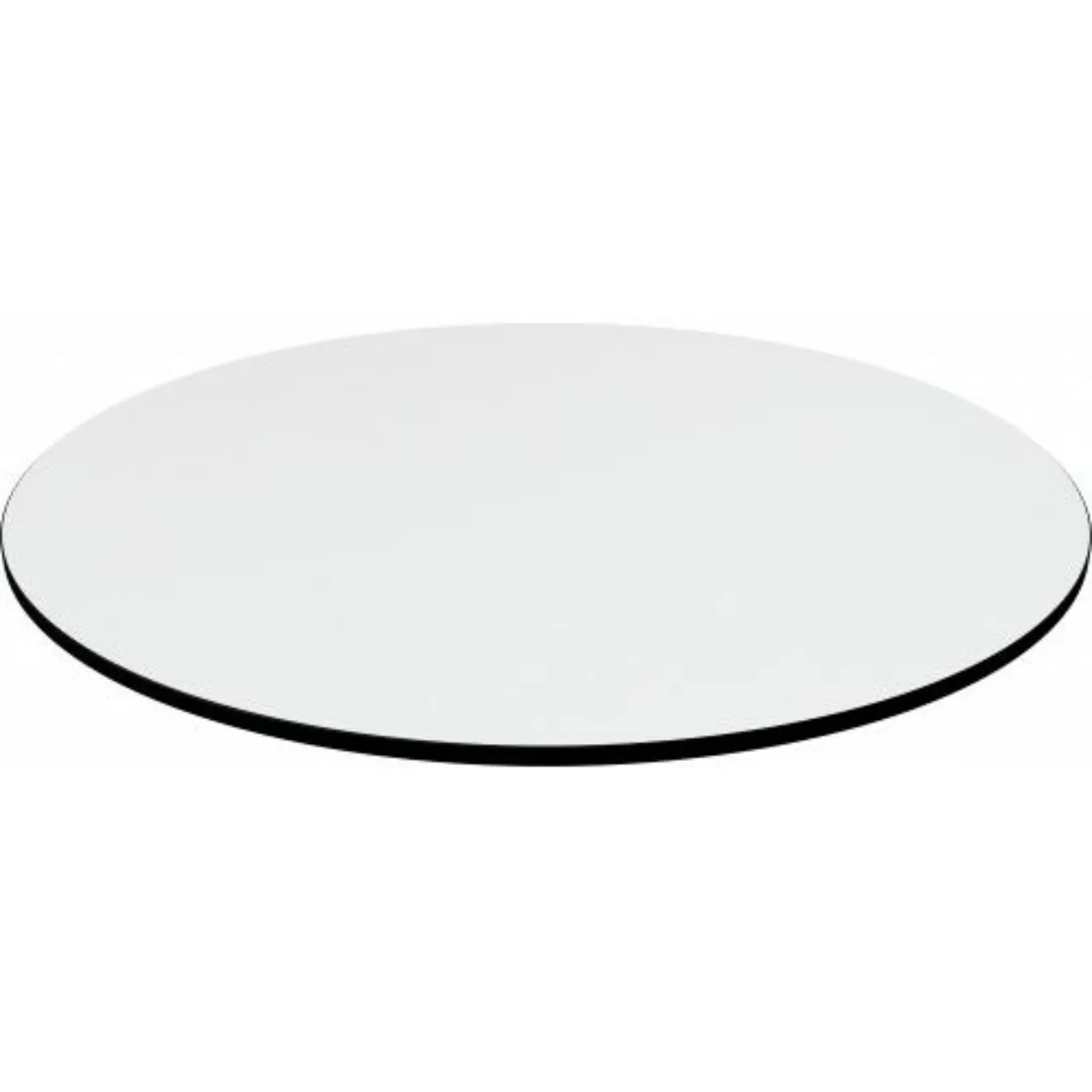 Compact Yuvarlak Beyaz Masa Tablası Modern ve Dayanıklı Tasarım