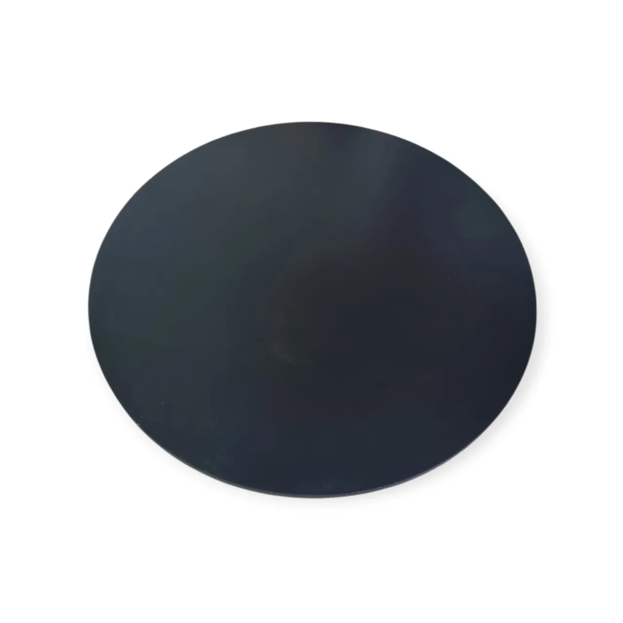 Yuvarlak Siyah Compact Masa Tablası