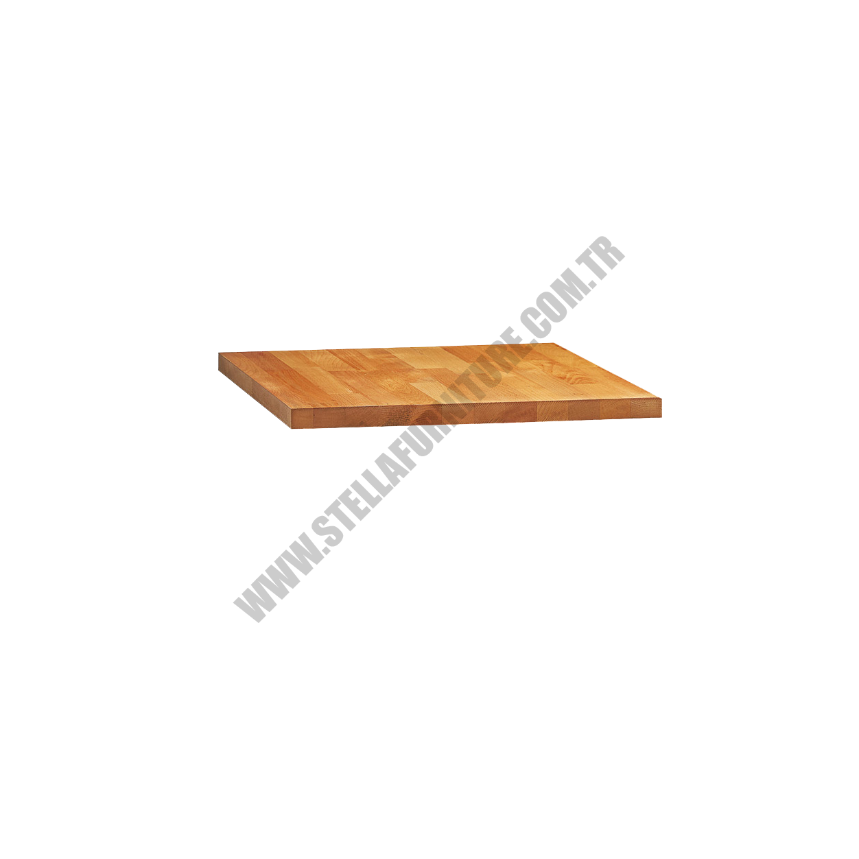 BEECH MASIF PANEL YUVARLAK ÜST VERNİKLİ