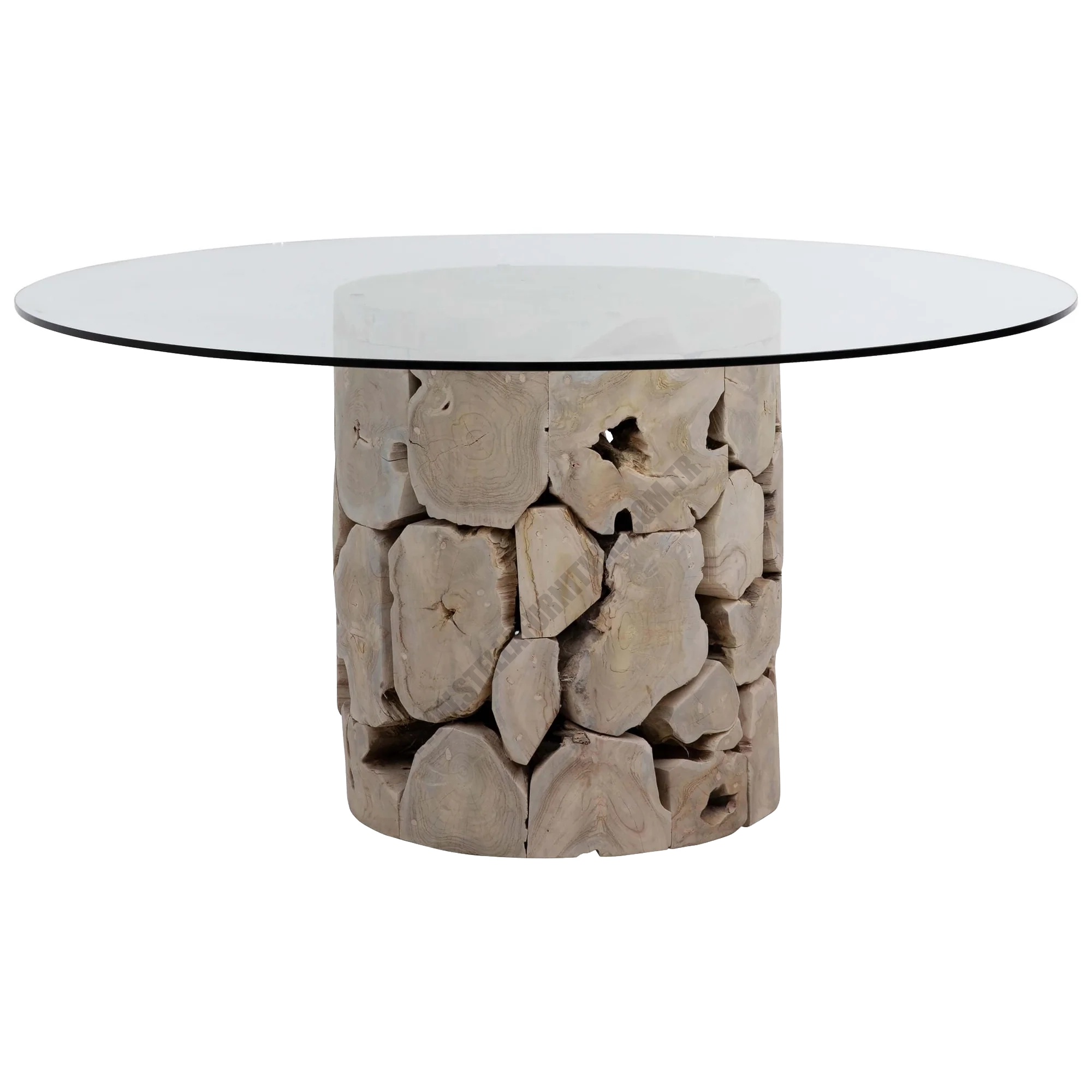 BRİAR ROUND DİNİNG TABLE, BLEACHED