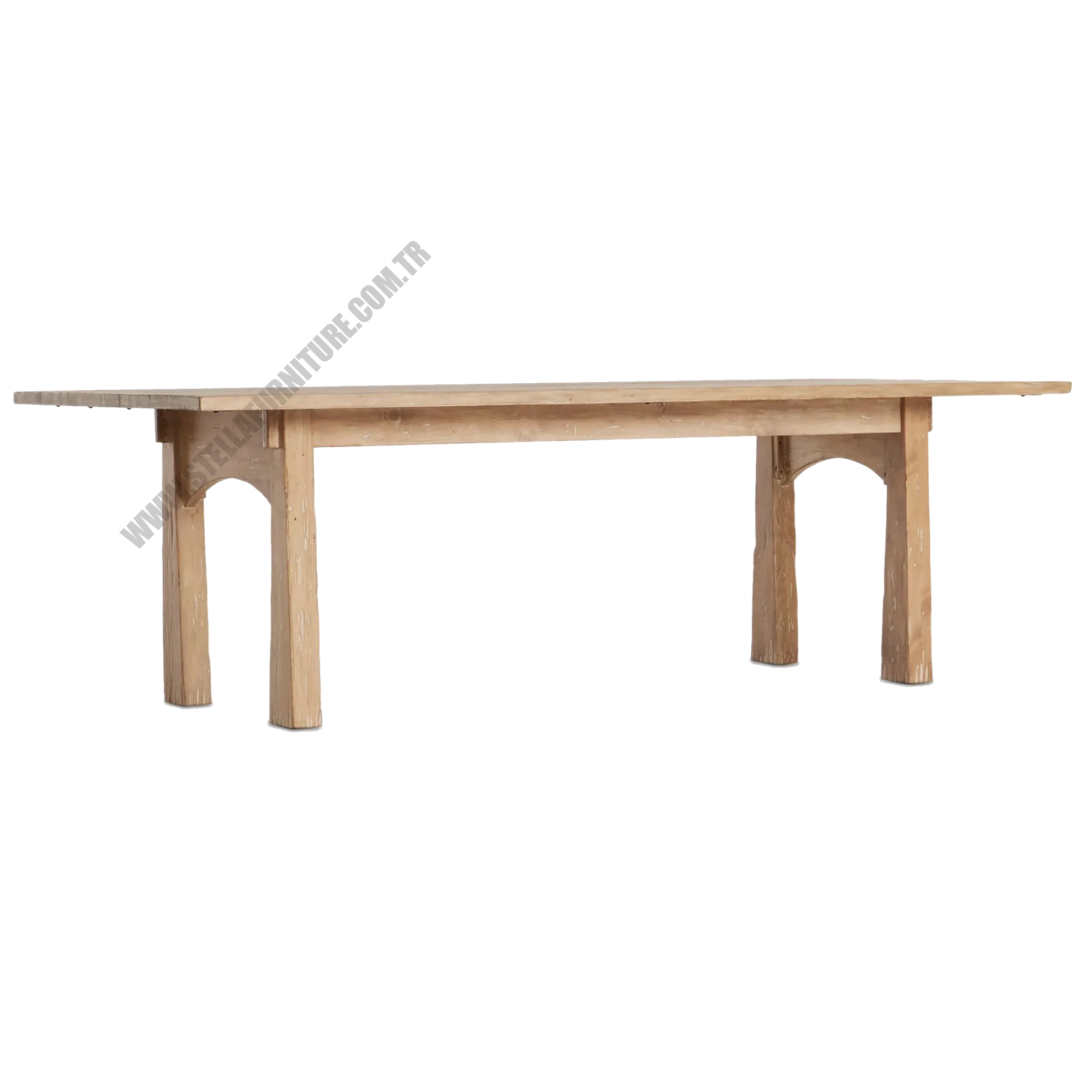 CLANTON DİNİNG TABLE, AGED LİGHT PİNE