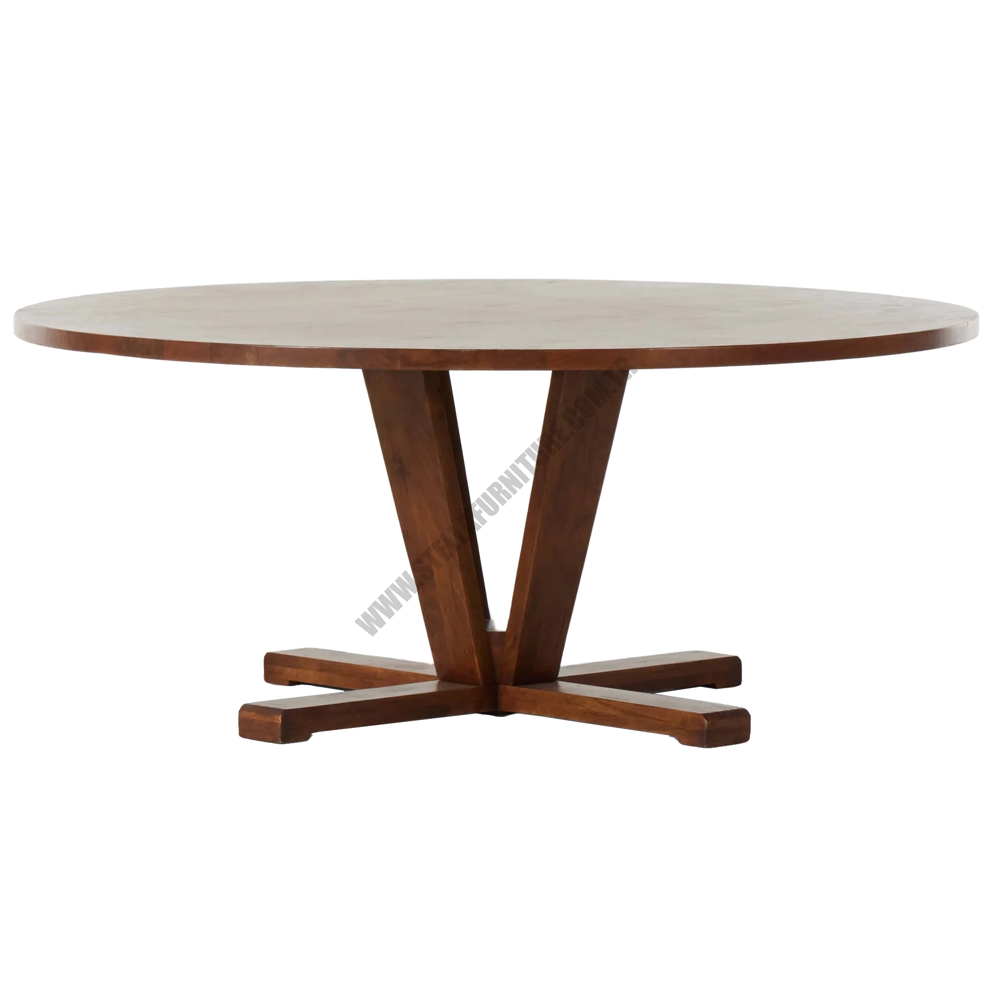 COBAİN 72 ROUND DİNİNG TABLE, RECLAİMED MANGO