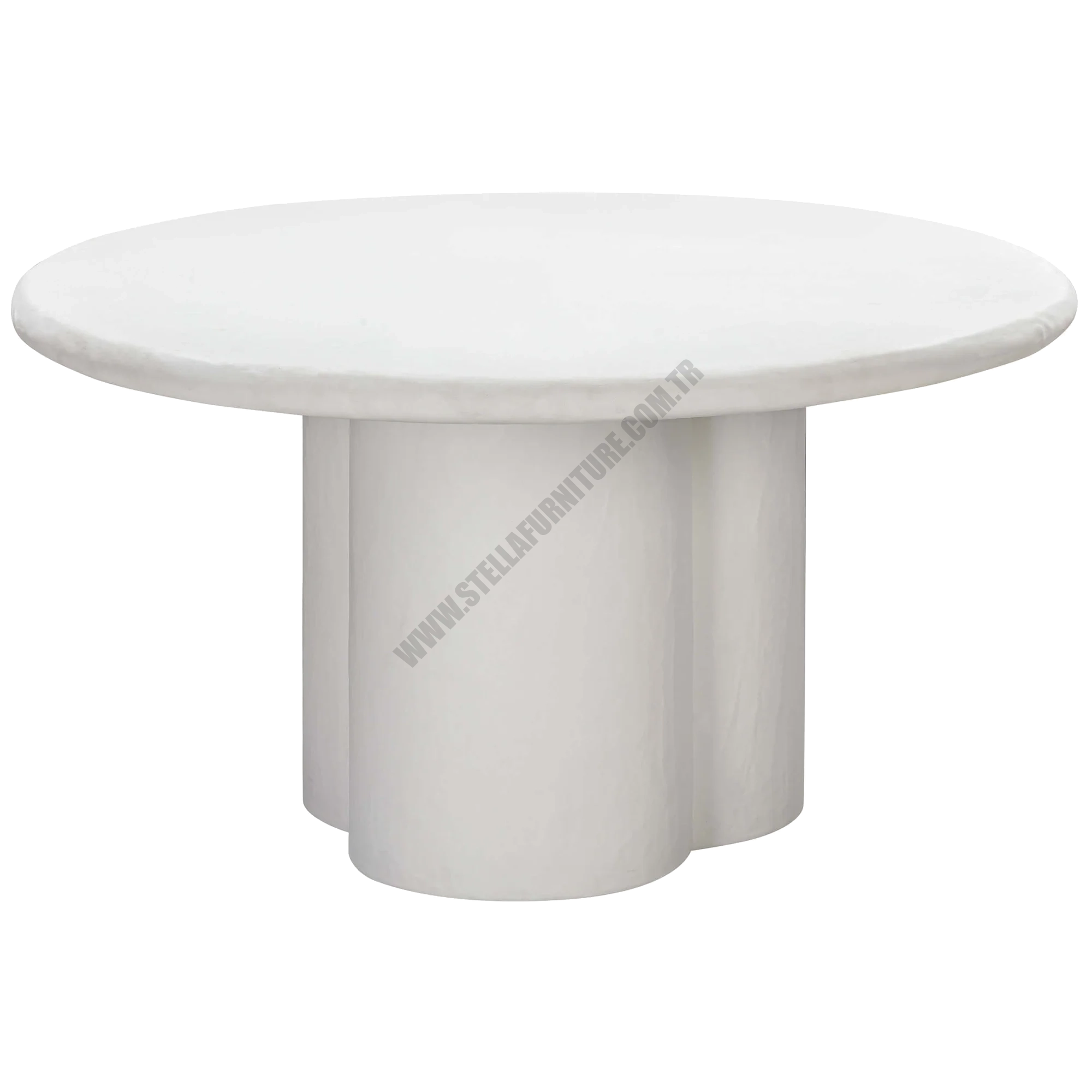 ELİKA ROUND DİNİNG TABLE, WHİTE