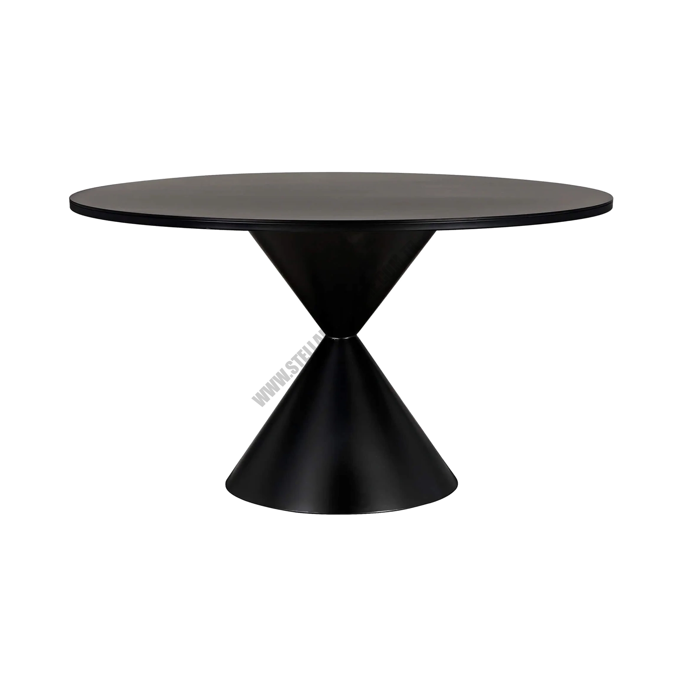 HOURGLASS SİYAH YEMEK MASASI