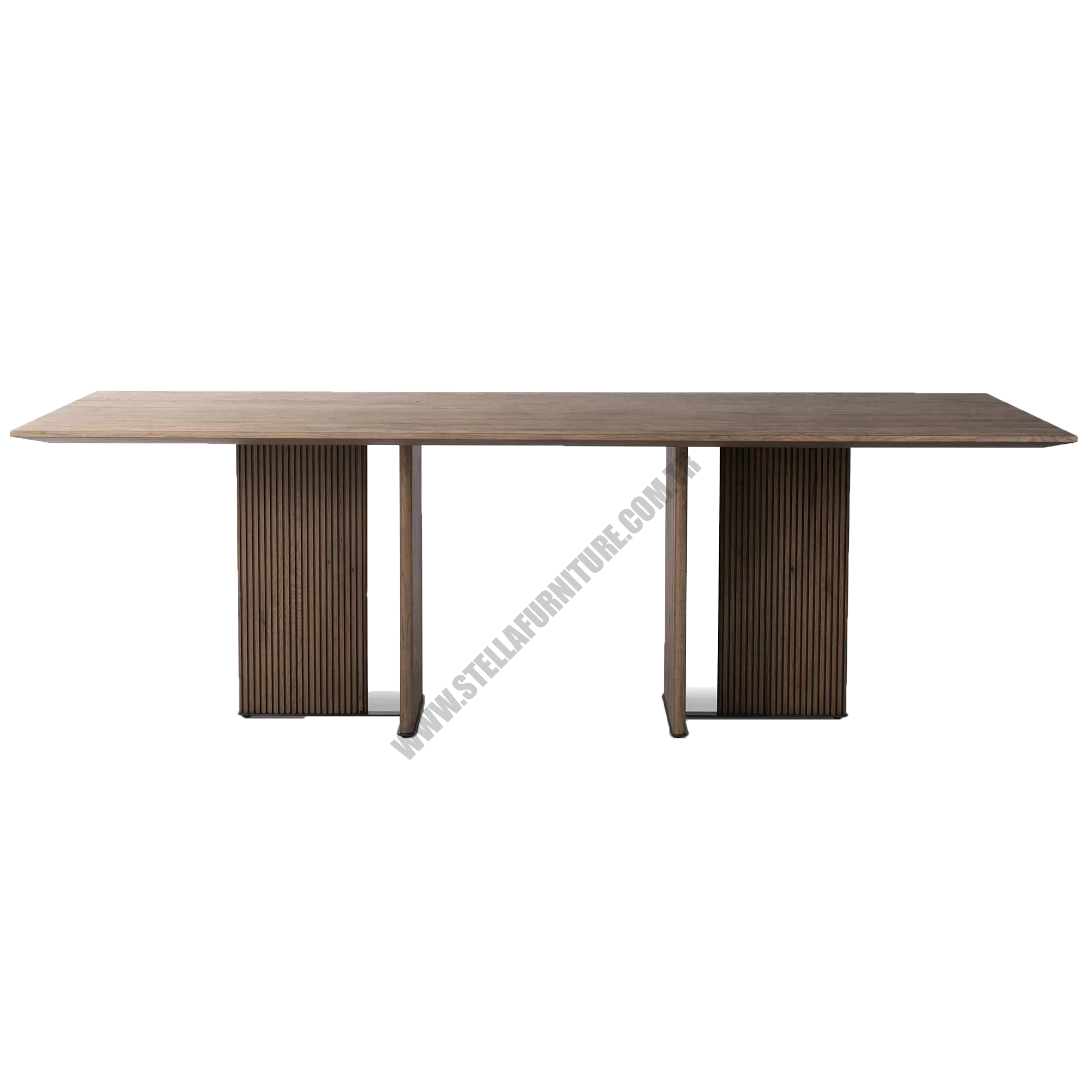 LEO RECTANGULAR DİNİNG TABLE, RUSTİC GREY