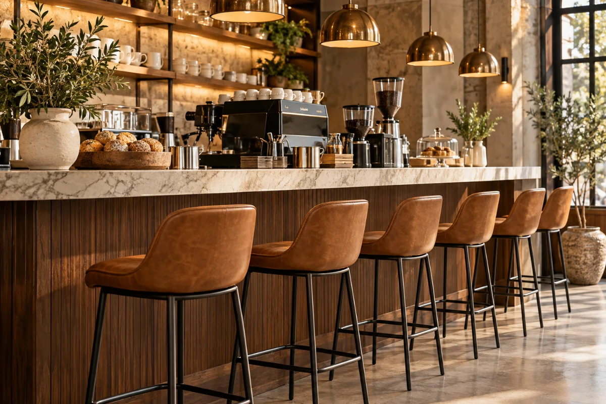 Bar Sandalyeleri Nerelerde Kullanılır? Cafe, Restoran, Mutfak ve Teras