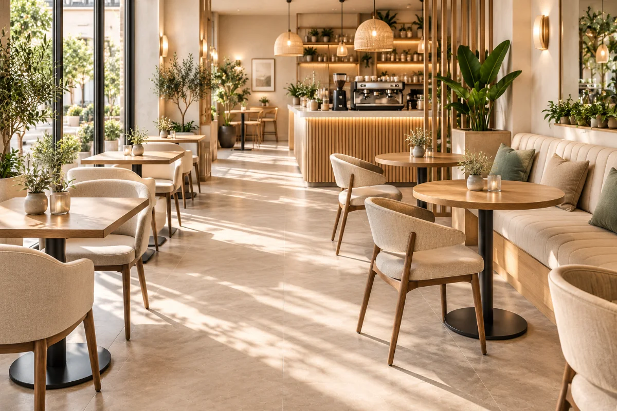 60×60, 70×70 ve 80×80 Cafe Masaları: Ölçü ve Yerleşim Rehberi