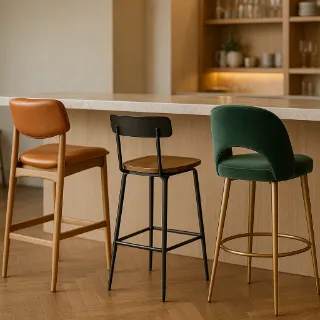 Bar Sandalyesi Seçim Kılavuzu: Malzeme, Konfor, Tarz