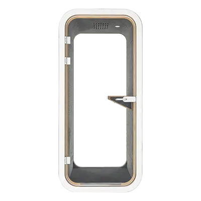 Quite Acoustic White Phone Speech Capsules