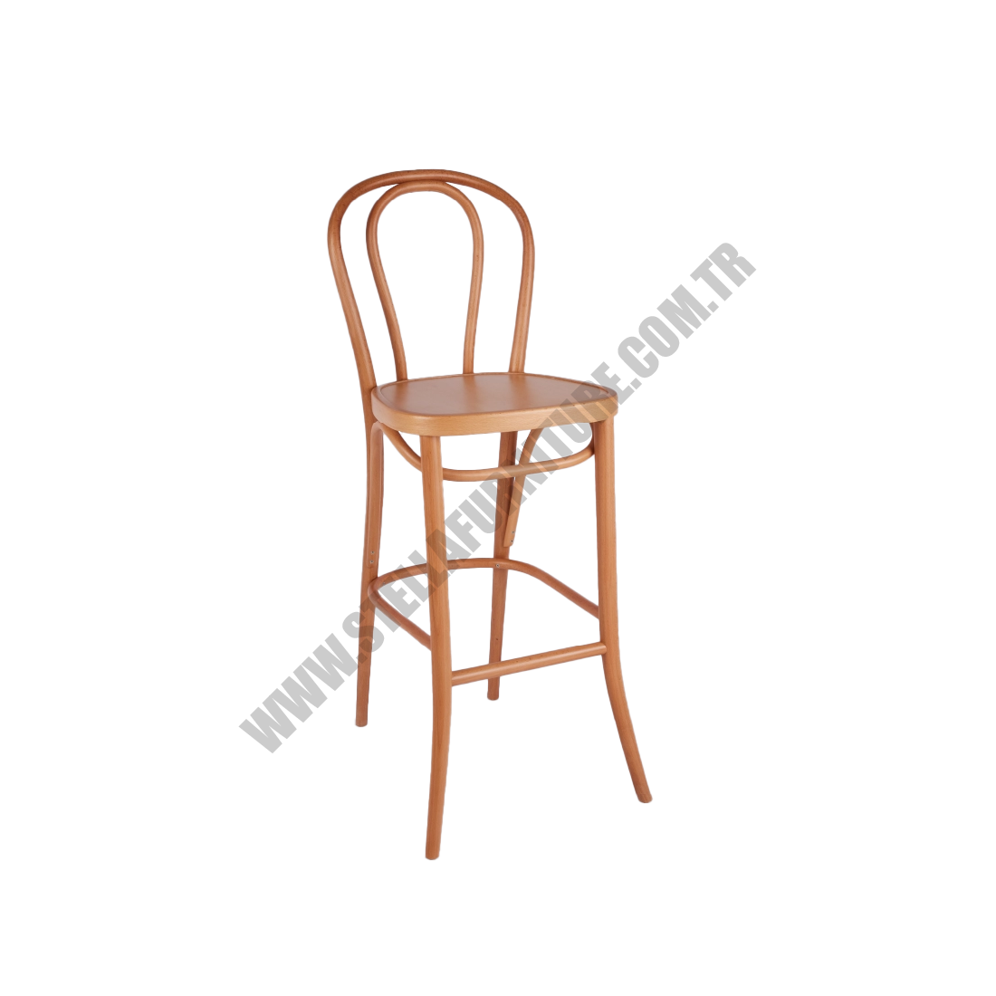 כיסא בר מעץ Thonet – אלון