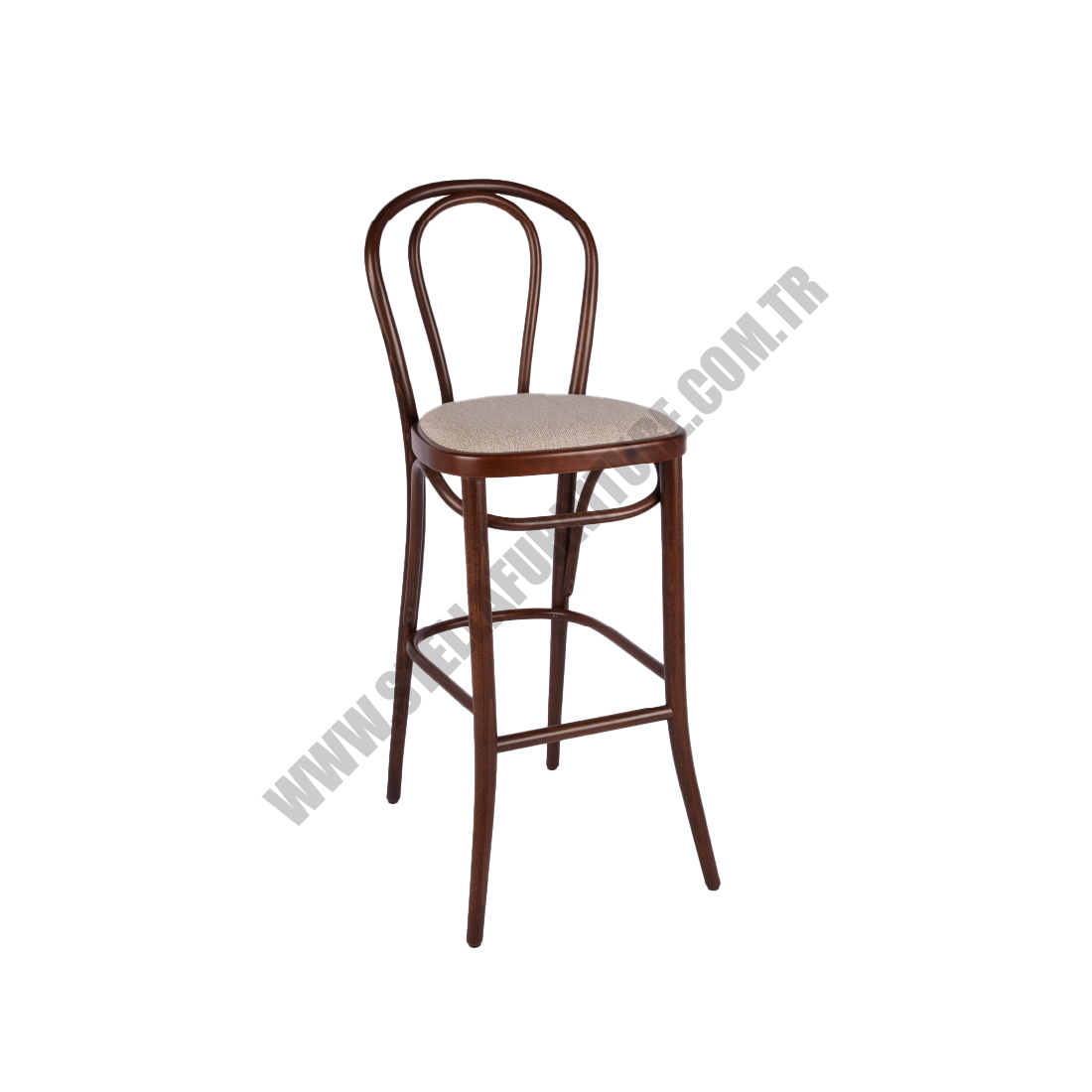 Ahşap Thonet Bar Sandalyesi