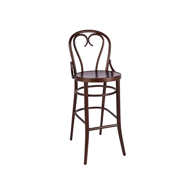 Oval Ahşap Thonet Bar Sandalye modelleri görsel 2