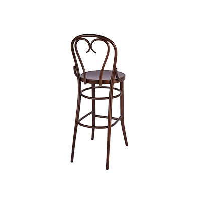 Oval Ahşap Thonet Bar Sandalye modelleri görsel 3