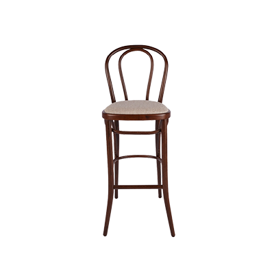 Ahşap Thonet Bar Sandalyesi görsel 2