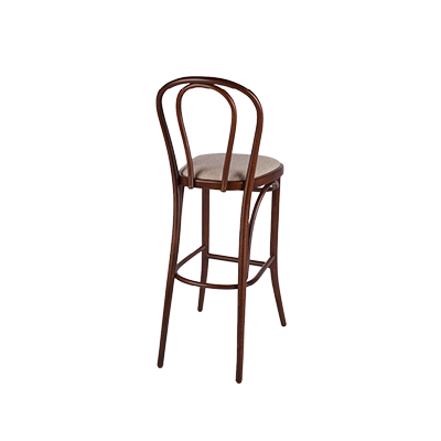 Ahşap Thonet Bar Sandalyesi görsel 3