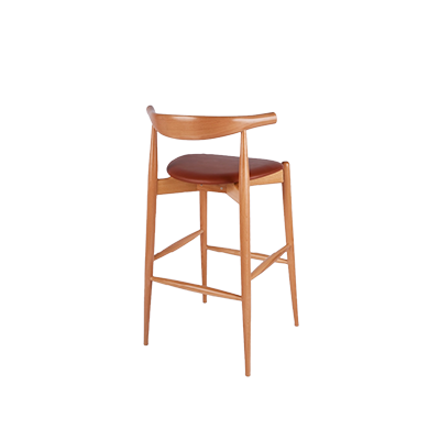 BAR ELBOW AHŞAP SANDALYE görsel 3