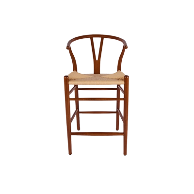 BAR WISHBONE AHŞAP SANDALYE görsel 2
