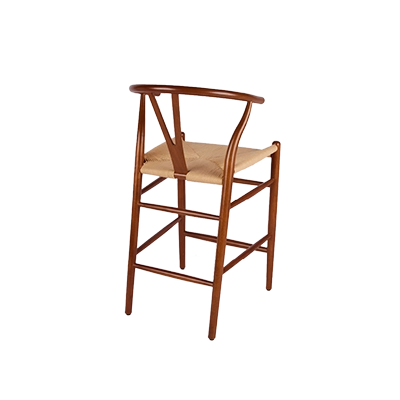BAR WISHBONE AHŞAP SANDALYE görsel 3