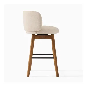 Барный и кухонный табурет из дуба Devon Swivel görsel 2