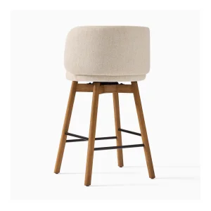 Барный и кухонный табурет из дуба Devon Swivel görsel 3