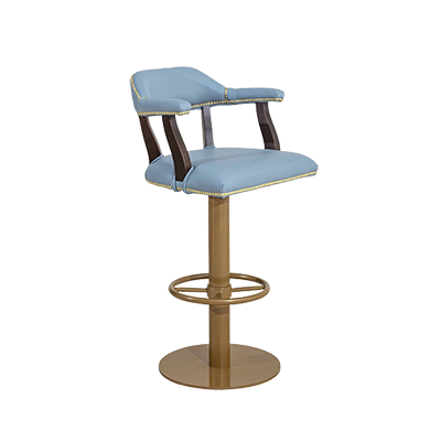 DROWEL HOBNAIL BABY BLUE METAL BAR SANDALYESİ görsel 1