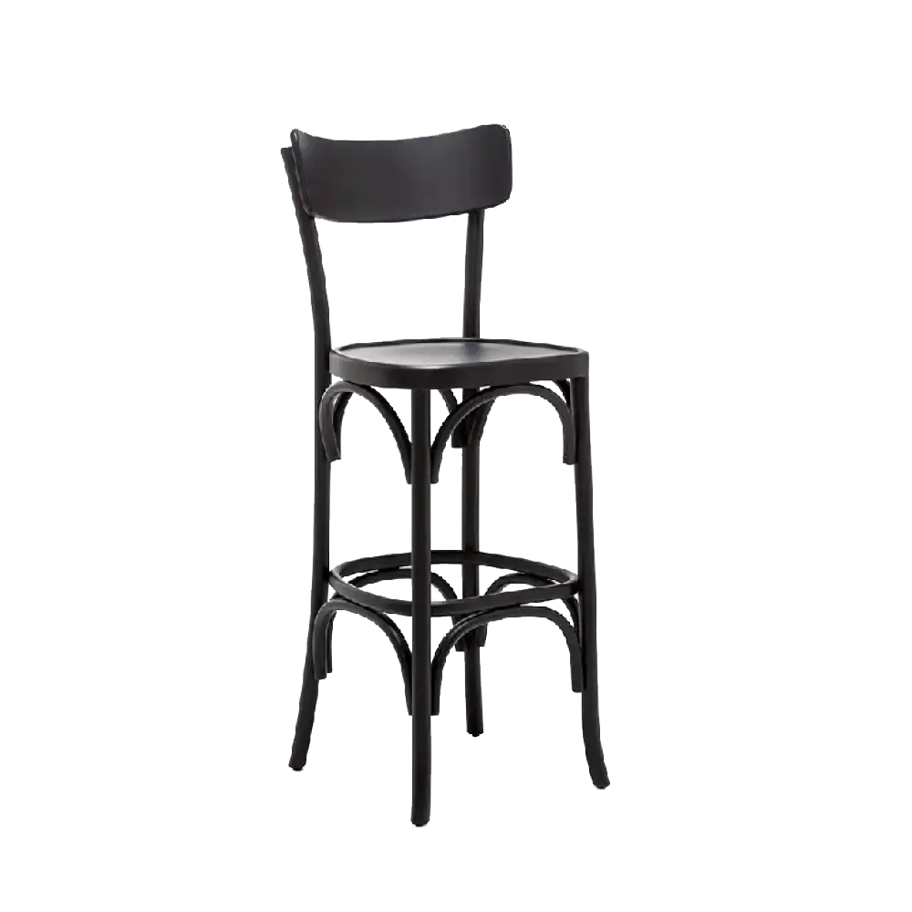 Eros Ahşap Thonet Bar Sandalyesi