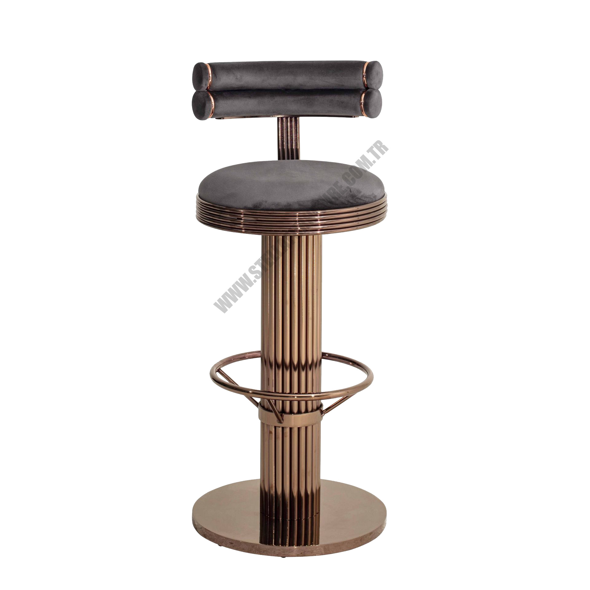 GOLDEREN METAL BAR SANDALYESİ