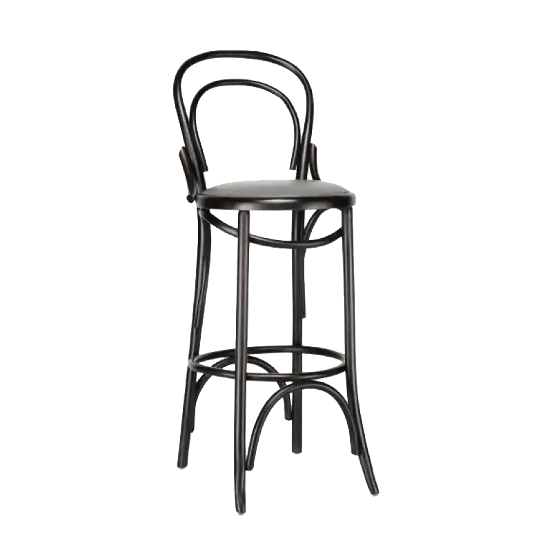 GRAZ MİNDERLİ THONET BAR SANDALYESİ görsel 1
