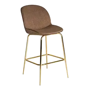 GUBİ GOLD METAL BAR SANDALYESİ görsel 1