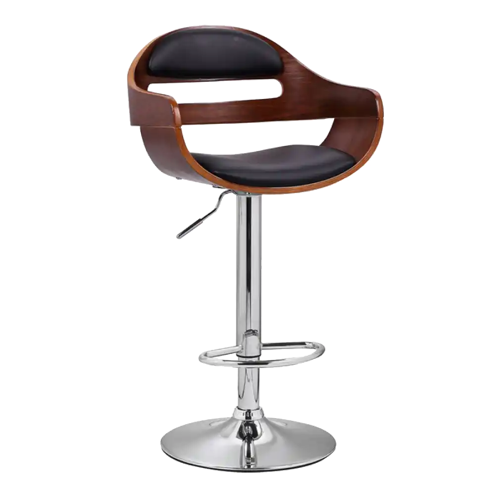 HERMES AYARLANABİLİR AHŞAP BAR SANDALYESİ