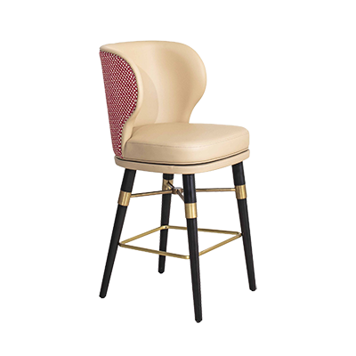 HUSK SWIVEL AHŞAP BAR SANDALYESİ görsel 1