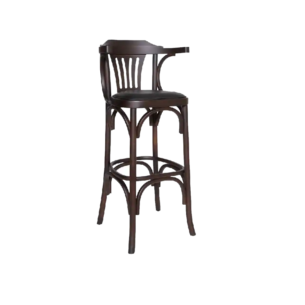 KOLLU MİNDERLİ THONET BAR SANDALYESİ 02