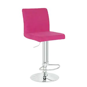 LİNDA PEMBE BAR SANDALYESİ görsel 1