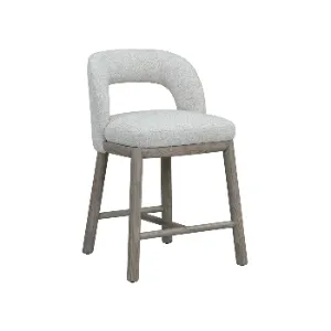 Margot Wooden Fabric Bar Stool