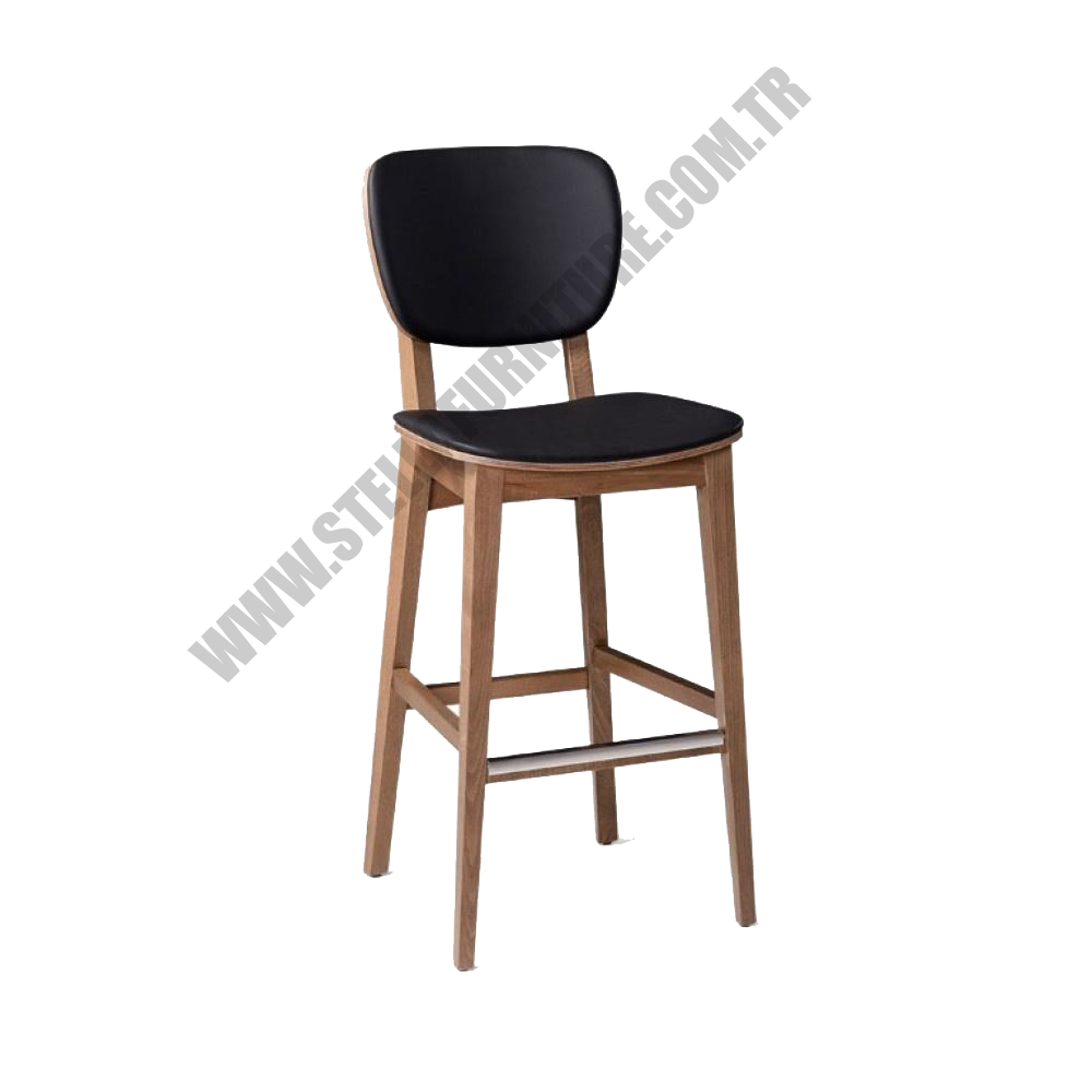 MARIN AHŞAP BAR SANDALYESİ