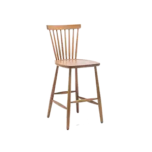 MİDİLLİ AHŞAP BAR SANDALYELERİ görsel 1
