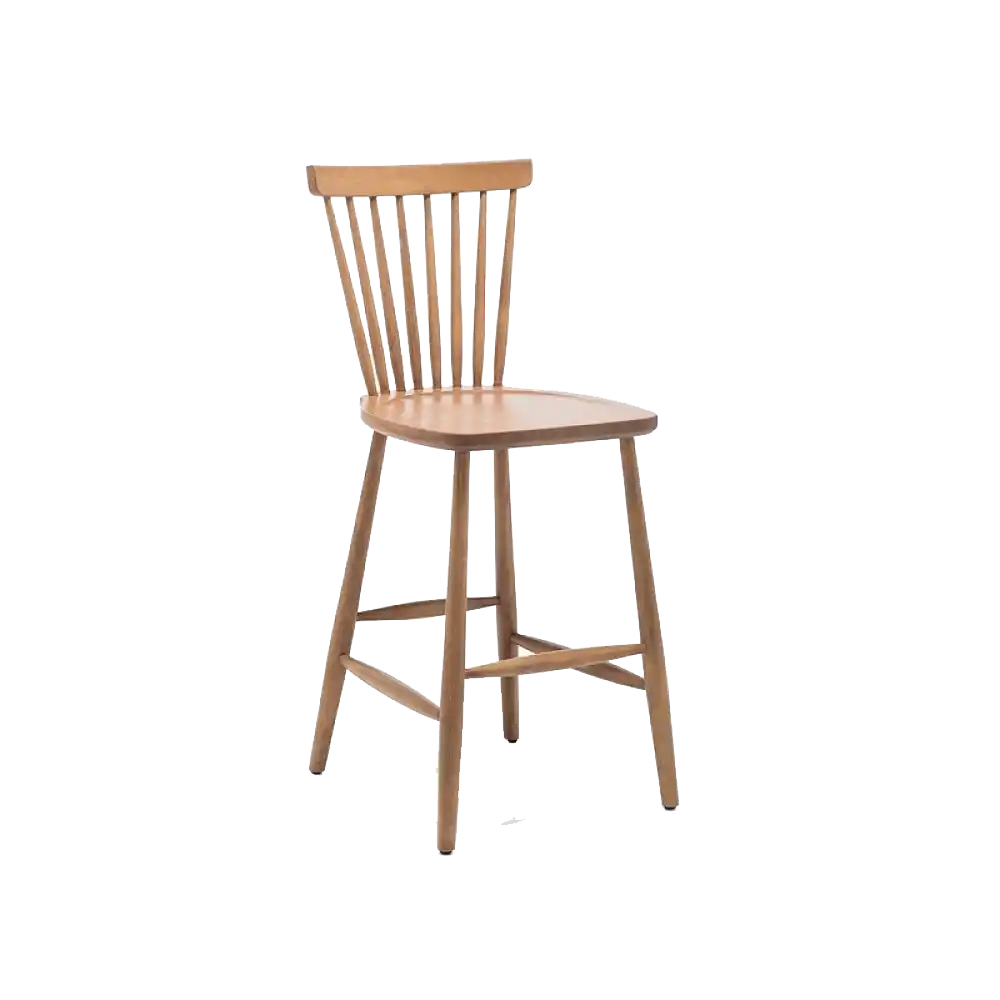 MİDİLLİ AHŞAP BAR SANDALYELERİ