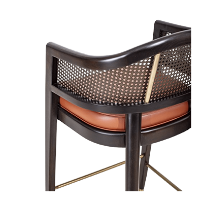 SELENT WICKER BAR SANDALYESİ görsel 4